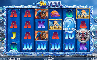 9k Yeti mobilais spēļu automāts