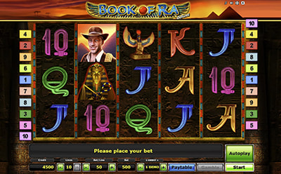 Book of Ra Deluxe spēļu automāts Laimz Latvijas online kazino