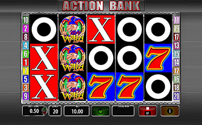 Action Bank spēļu automāta bezmaksas griezieni