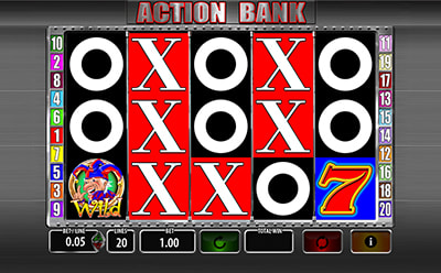 Action Bank mobilais spēļu automāts