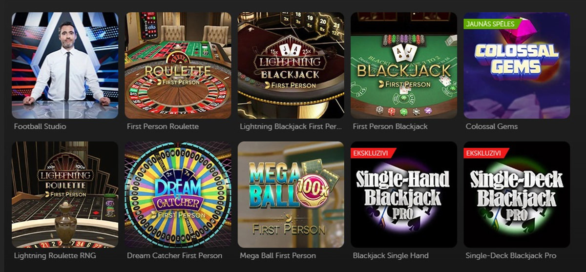 Betsafe rulete, blekdžeks & citas galda spēles