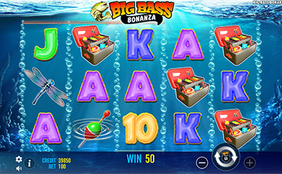 Big Bass Bonanza spēļu automāta naudas savācējs