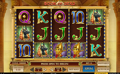 The Book of Dead spēļu automātu spēle Tonybet Latvijas tiešsaistes kazino