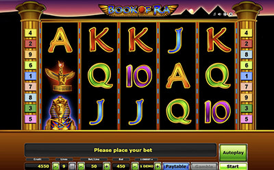 Book of Ra spēļu automāts Fenikss Latvija online kazino