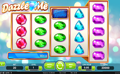 The Dazzle Me Slot Game at the OlyBet Latvian Online Casino