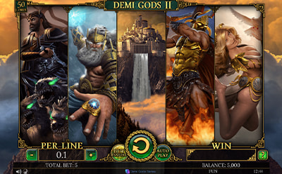 The Demi Gods V Slot Game at the OlyBet Latvian Online Casino