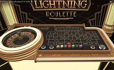 First Person Lightning Roulette Spēle