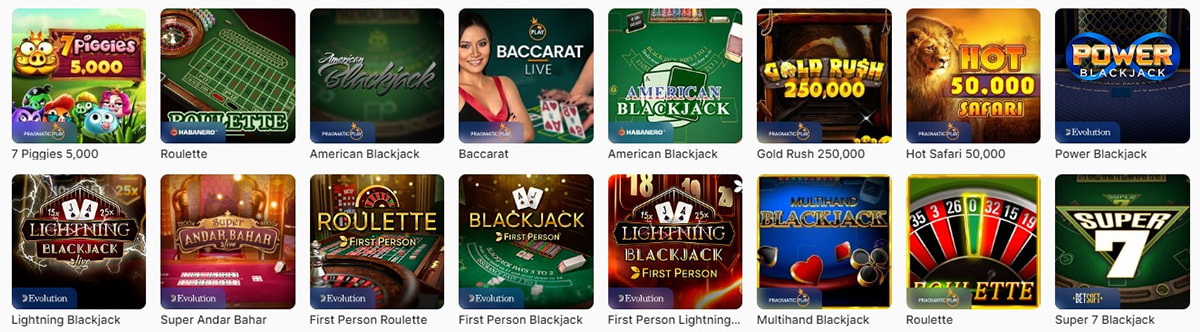 ICE Casino rulete, blekdžeks & citas galda spēles