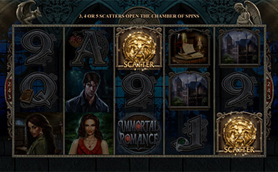 Immortal Romance spēļu automāta Wild simbols