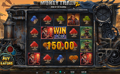 Money Train 2 spēļu automāta bonusa spēle