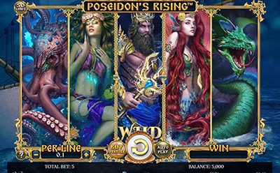 Poseidon’s Rising spēļu automātu spēles Vulkan Vegas Latvijas online kazino