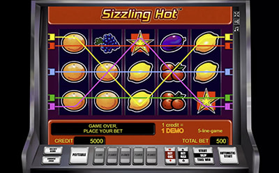 Sizzling Hot spēļu automāts Fenikss Latvija online kazino