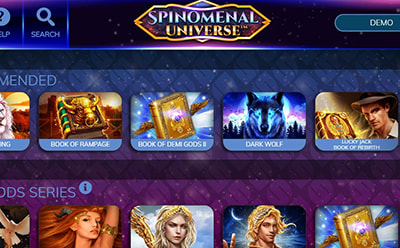 Spinomenal Universe spēļu automāta spēle GG.BET Latvijas tiešsaistes kazino vietnē