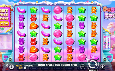 Sugar Rush spēļu automāta spēle Ice Casino Latvijas tiešsaistes kazino